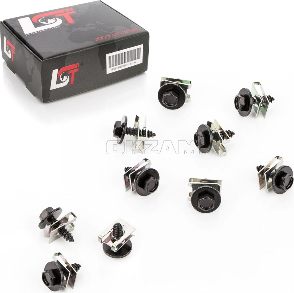 10x Set Sechskantschraube Blechmutter Lautsprecher Abdeckung für BMW E30 TOURING