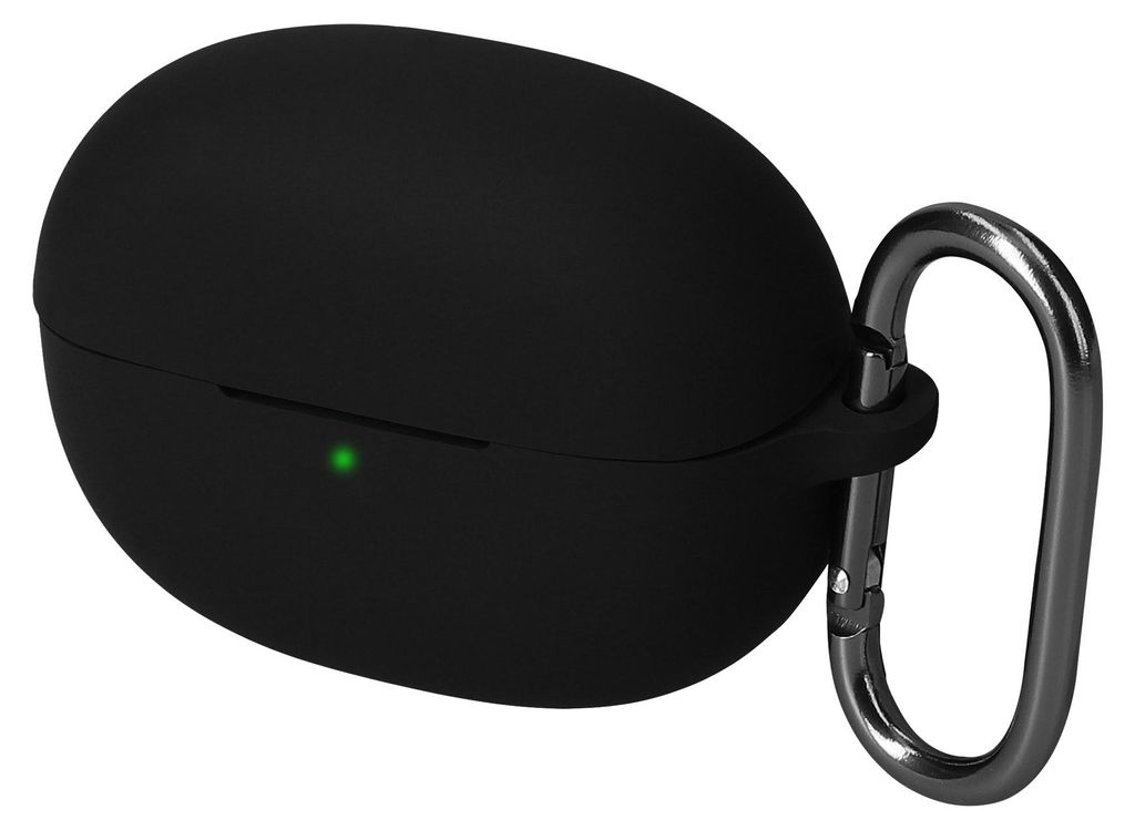 kwmobile Hülle kompatibel mit EarFun Clip Open Ear Kopfhörer - Silikon Schutzhülle Etui Case Cover Schoner in Schwarz