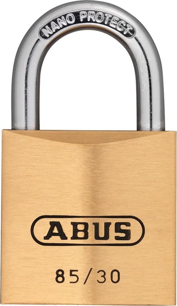 ABUS 806-292 Vorhangschloss 85/30 Lock-Tag, silber