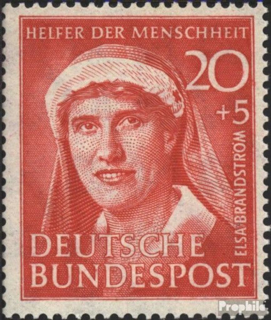 Briefmarken BRD (BR.Deutschland) 1951 Mi 145 gestempelt Helfer der Menschheit (II)