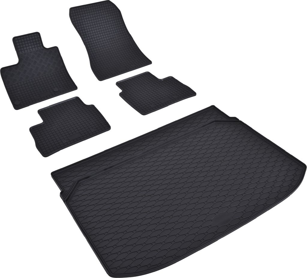 Z550433 Kofferraumwanne+Fußmatten passend für Nissan Qashqai 3 J12 Facelift Geländewagen SUV 5türer 2024-