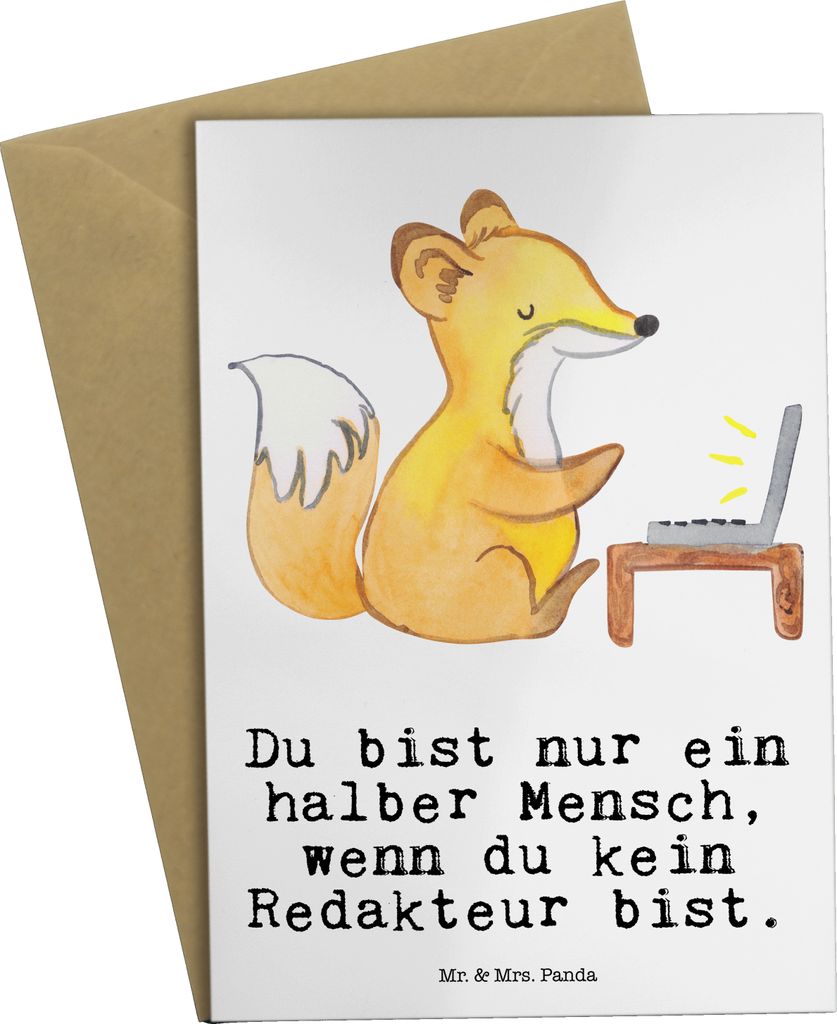 Mr. & Mrs. Panda valentinstagskarte Redakteur Herz - Weiß - Geschenk, Referent, Online, einladungskarten, hochzeitskarten, vatertagskarte, Korresp...