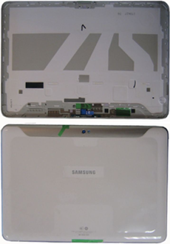 Samsung P7500 Galaxy Tab 10.1 Akkudeckel Gehäuse Set weiss Produktbild 