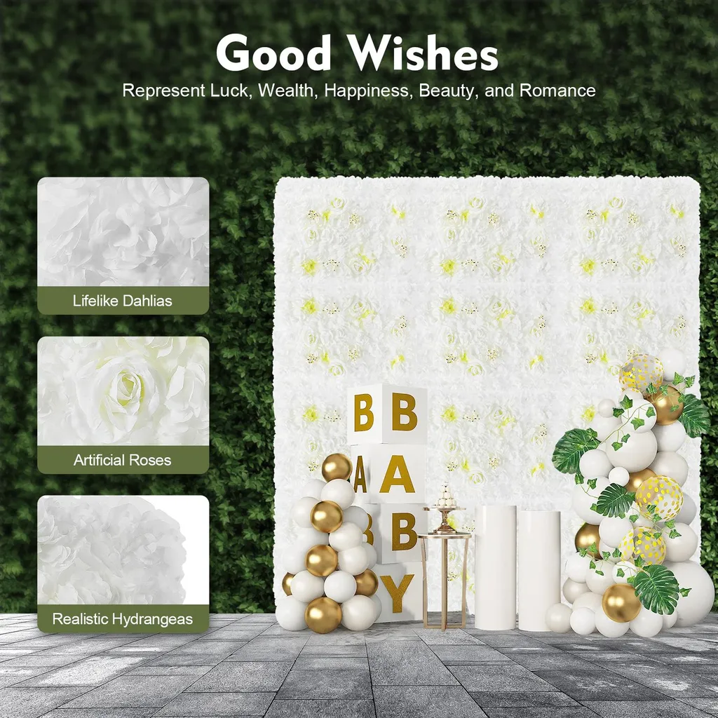 Panneau Mural Fleuri Haute Densité 12 Pcs - Installation Facile 60x40 - 2