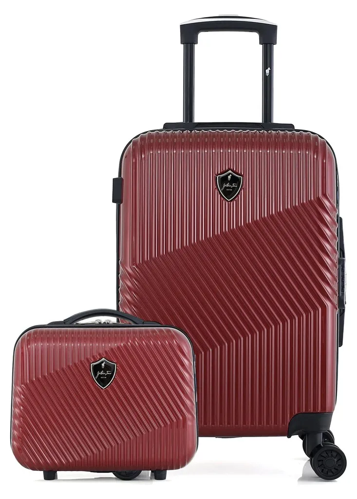 Set de bagages valise cabine et vanity case rigide PETER pour avion et train
