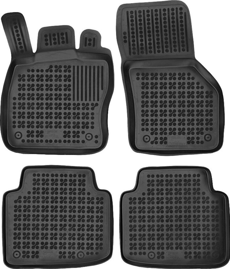 Gummi-Autofußmatten für Škoda Superb III, 2015-2024