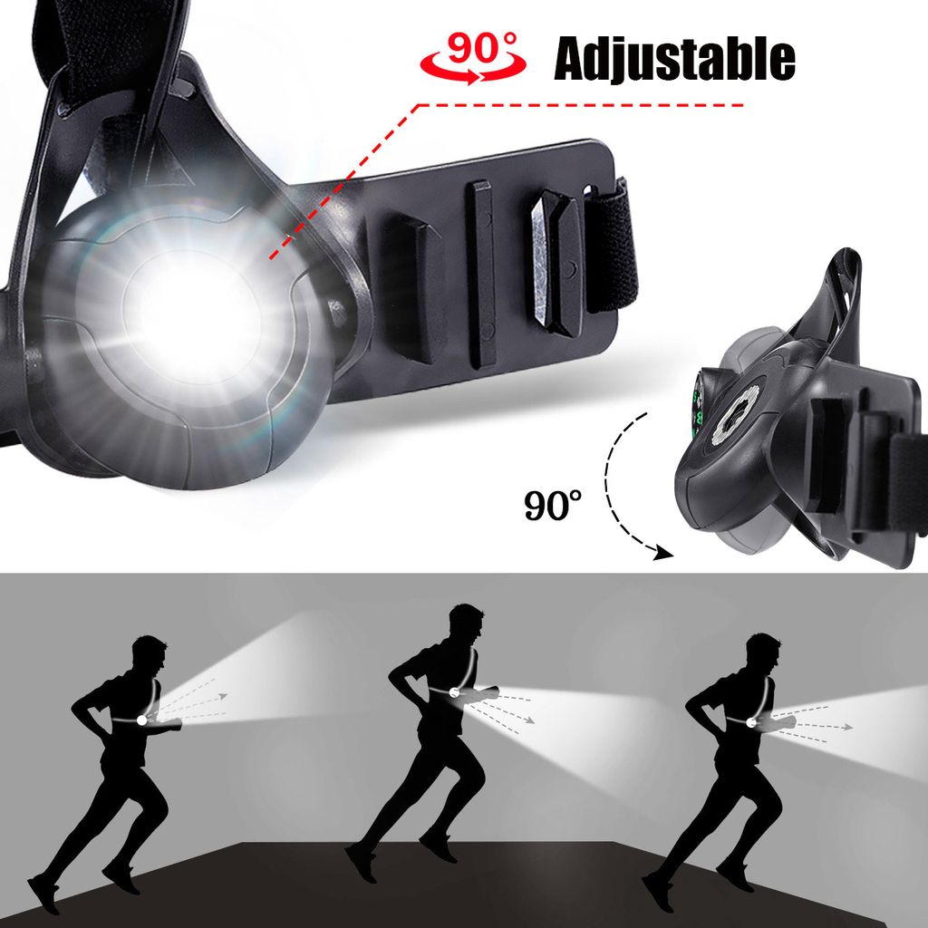 Lauflampe Sport Joggen Brust Lampe Wasserdicht Wiederaufladbare Lauflicht  LED