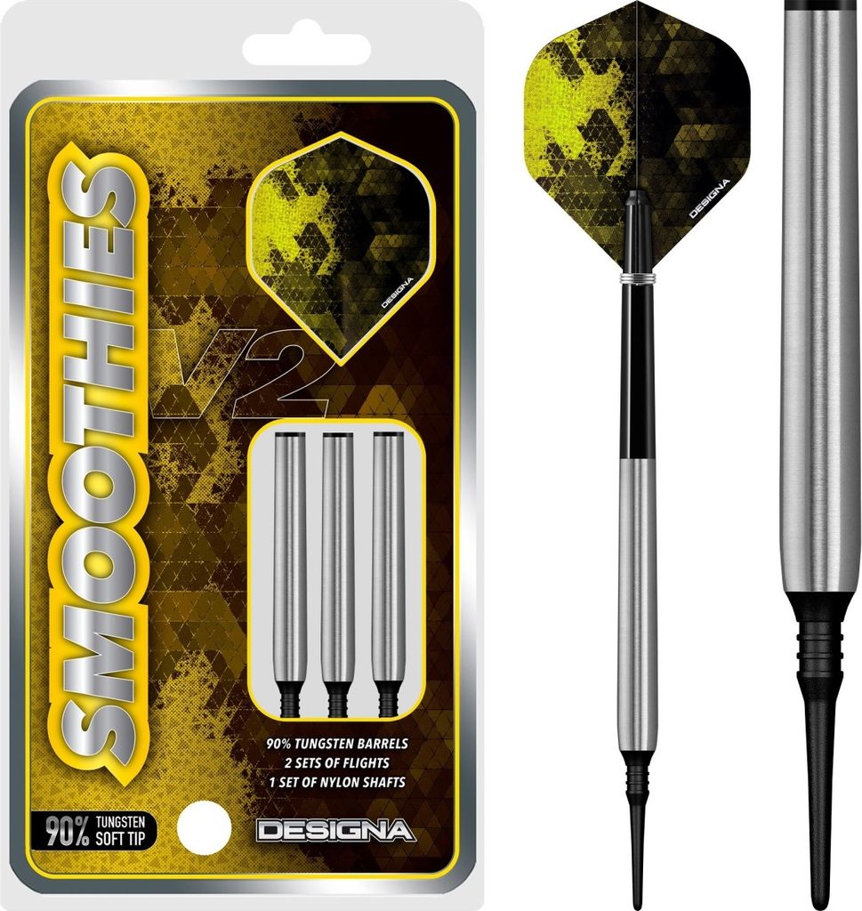 Designa Smoothies V2 M1 - 18g Softdarts 90% Tungsten