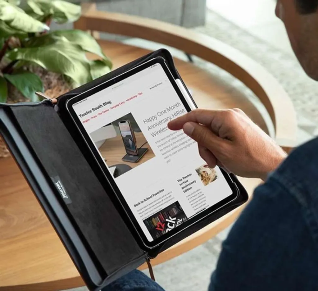 Twelve South Booktype compatibile con iPad Pro 12.9 (2018) - Hellbraun - 10
