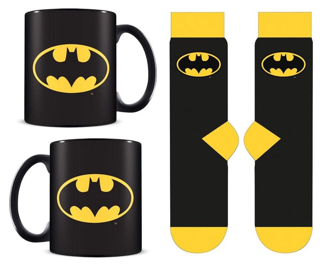 DC Comics Set Tasse und Socken Batman Produktbild 