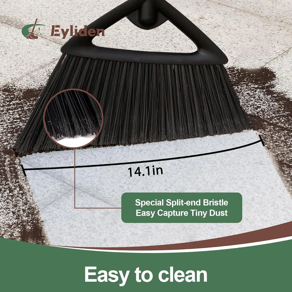 Balai robuste Eyliden avec manche extensible et brosse à poils rugueux - 2