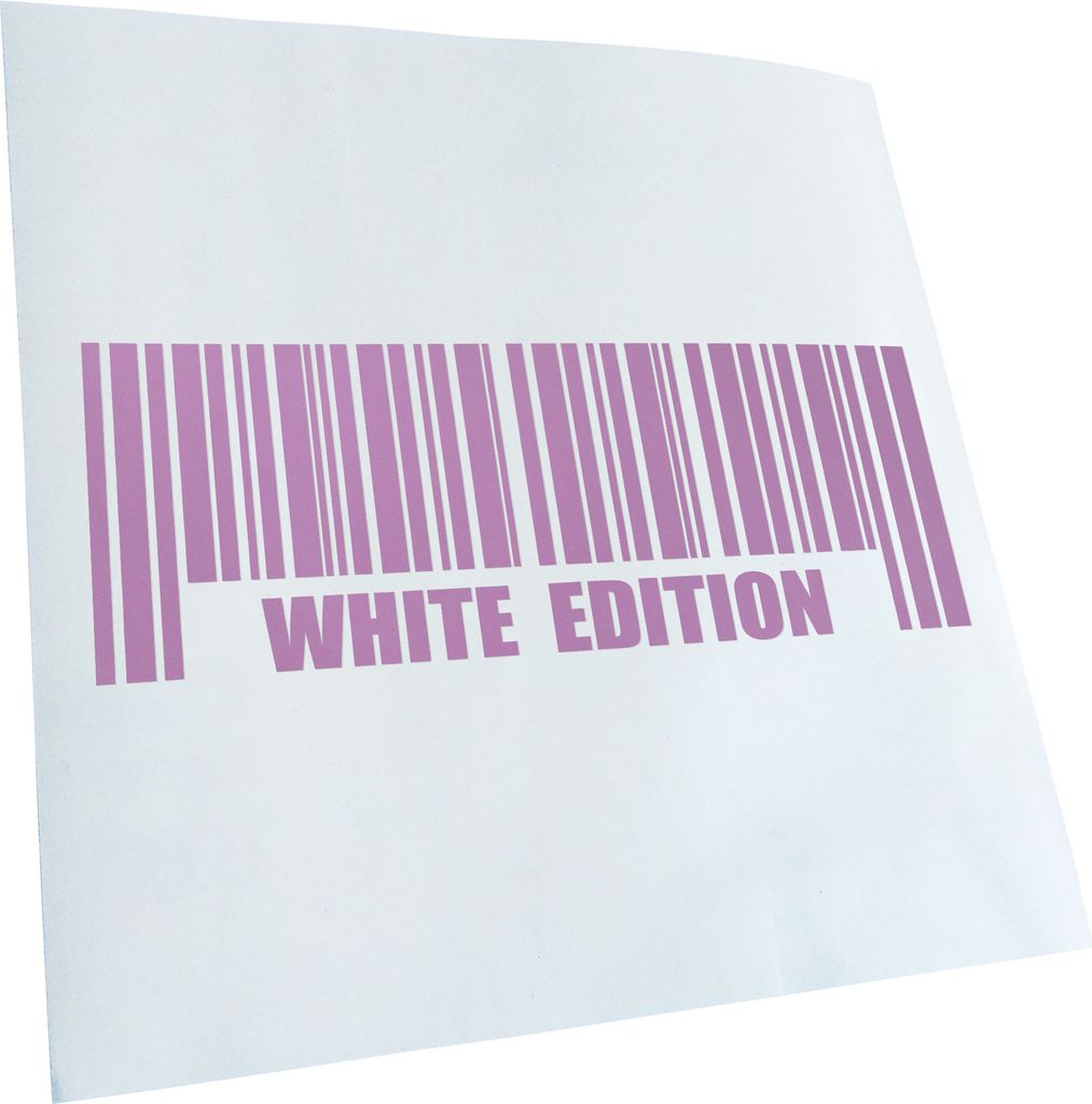 Kiwistar - Autoaufkleber - White Edition V2 - Pink - 20x7cm - Aufkleber für Auto, Laptop, Fahrrad, LKW, Motorrad mehrfarbig JDM Decal Racing