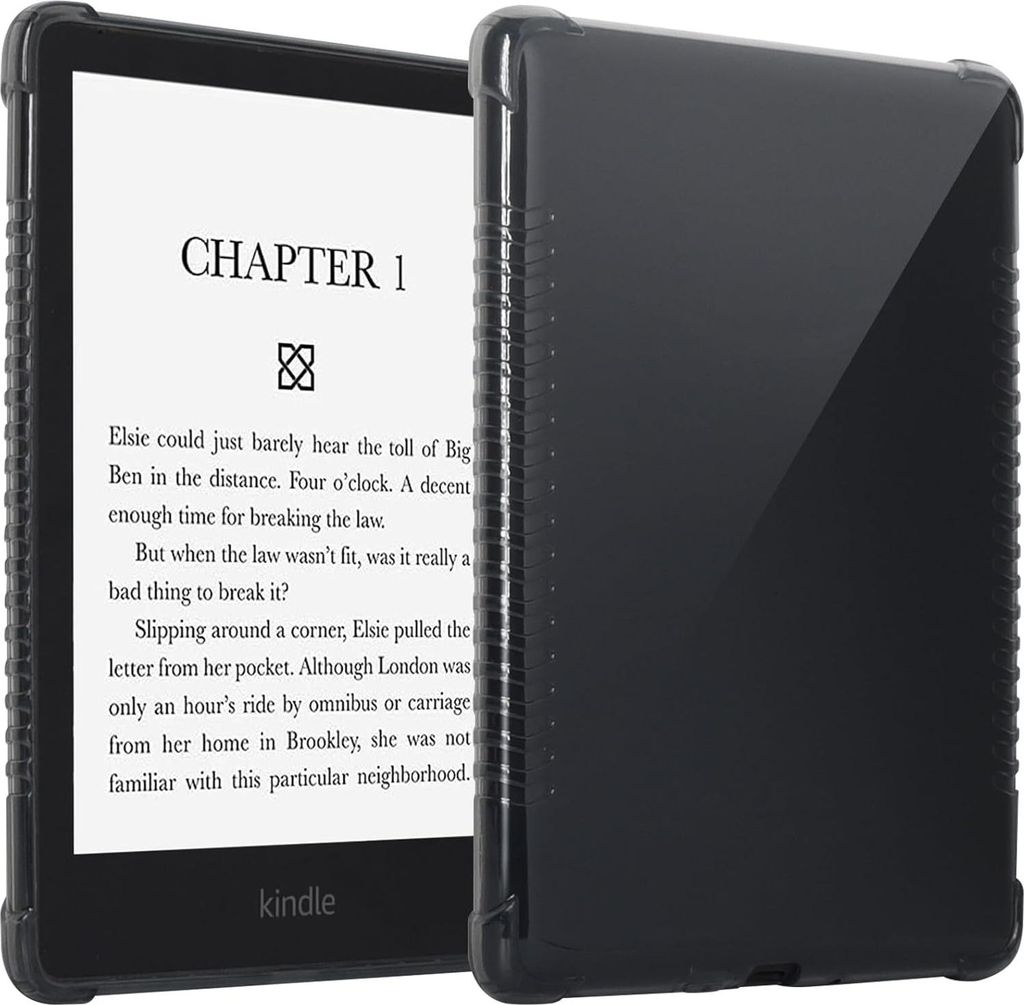 Schwarze Halbtransparente Hülle Für Kindle Paperwhite 11. Generation 6,8" 2021