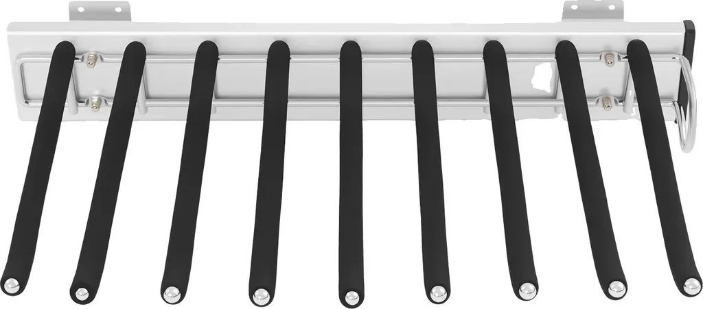 Organisateur de dressing pour pantalons, cintre multiple 9 niveaux noir