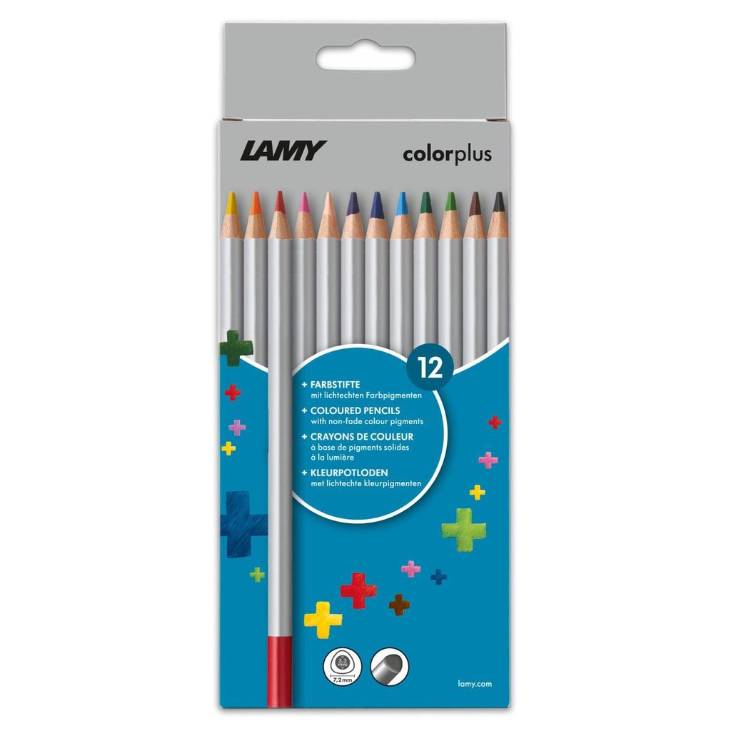 LAMY colorplus 12er Farbstifte Faltschachtel Set Produktbild 