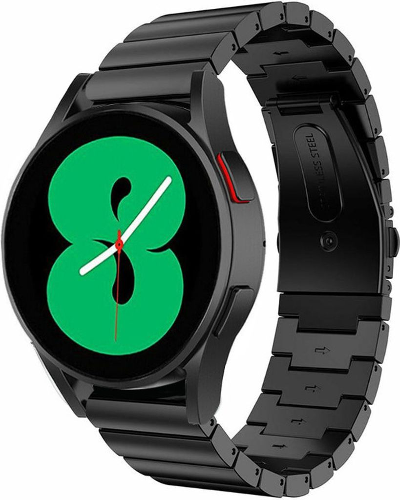 Strap-it Metallarmband - Kompatibel mit Samsung Galaxy Watch Armband 42mm Ersatzarmband Edelstahl - Faltschließe - Hochwertiges Material - für Sm...