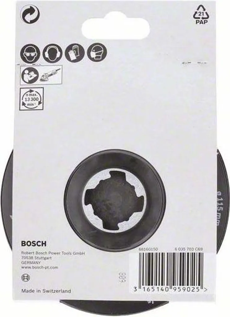 Supporto SCM X-LOCK 115 mm con Perno Centrale Professionale - 14
