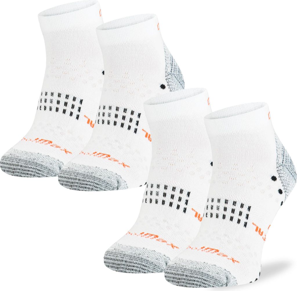 SKIETY Sport Laufsocken Comodo Run5, Wandersocken - Weiß - 43-46 - 2 Paare