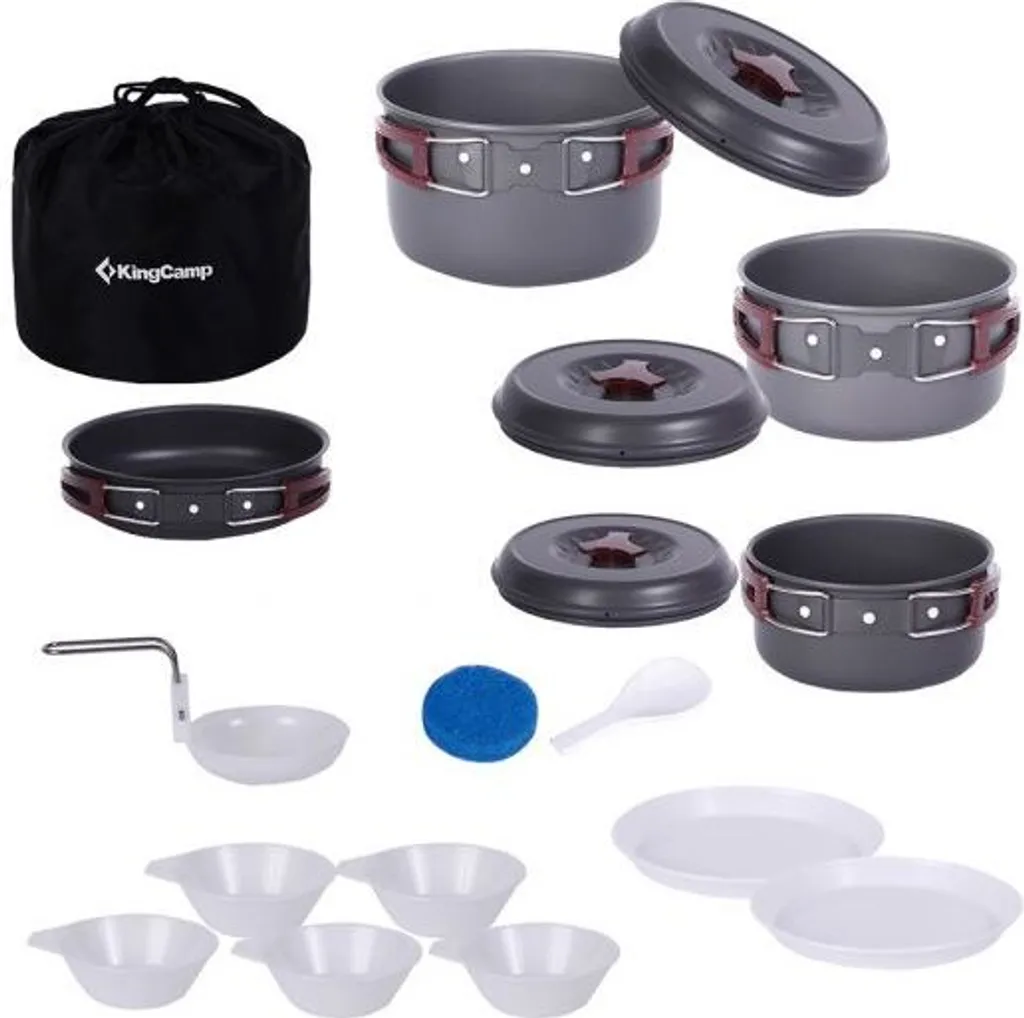 Miglior Set Stoviglie Campeggio KingCamp Climber III Prezzo Offerta