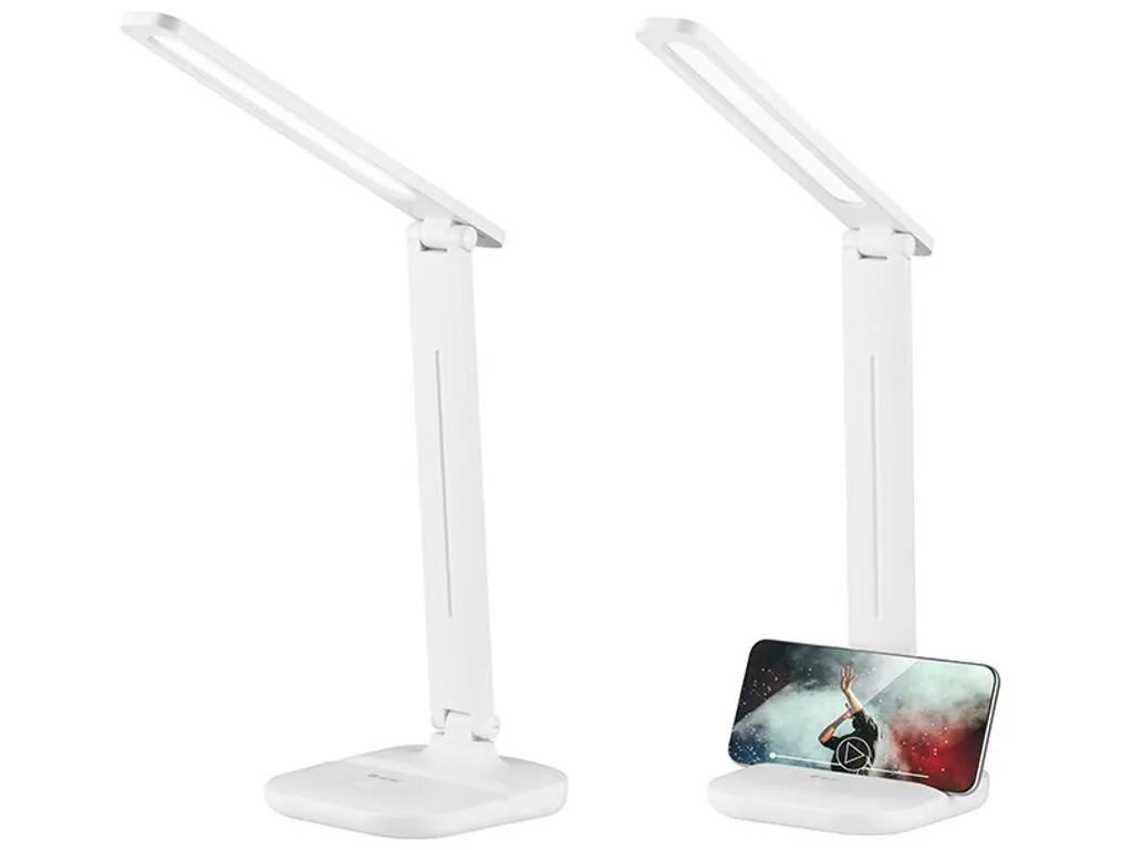 Lampe à poser Tracer Bianca LED design blanc avec éclairage basse conso - 4