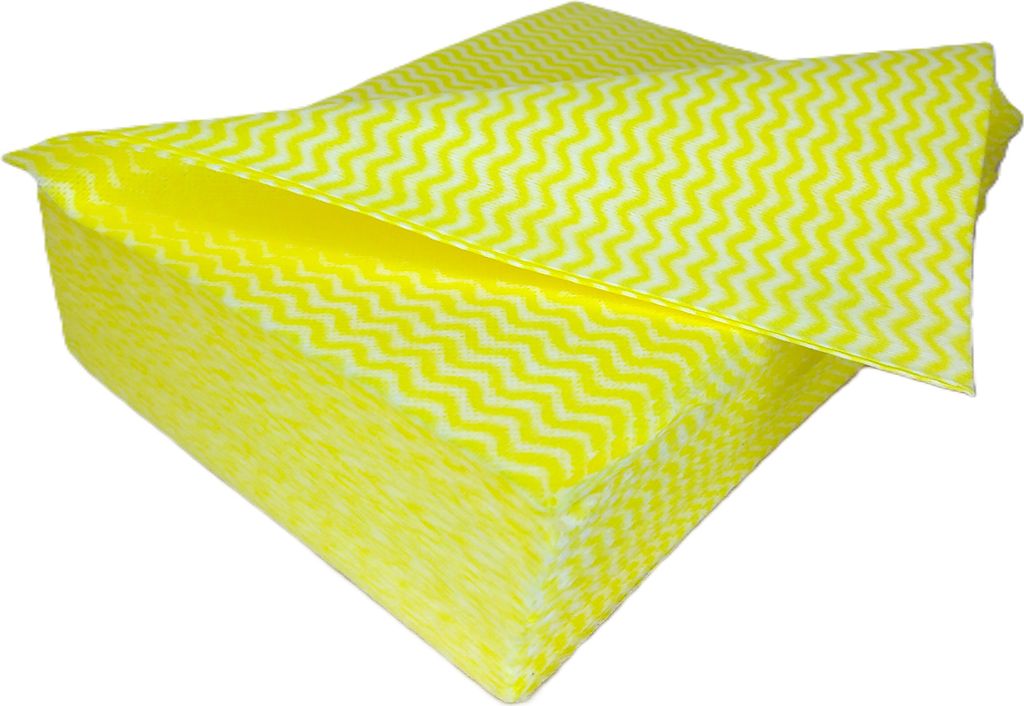 Einwegwischtuch "Wischfix-Perfo", 38 x 50 cm, gelb, 24 Pack, 1200 Stück