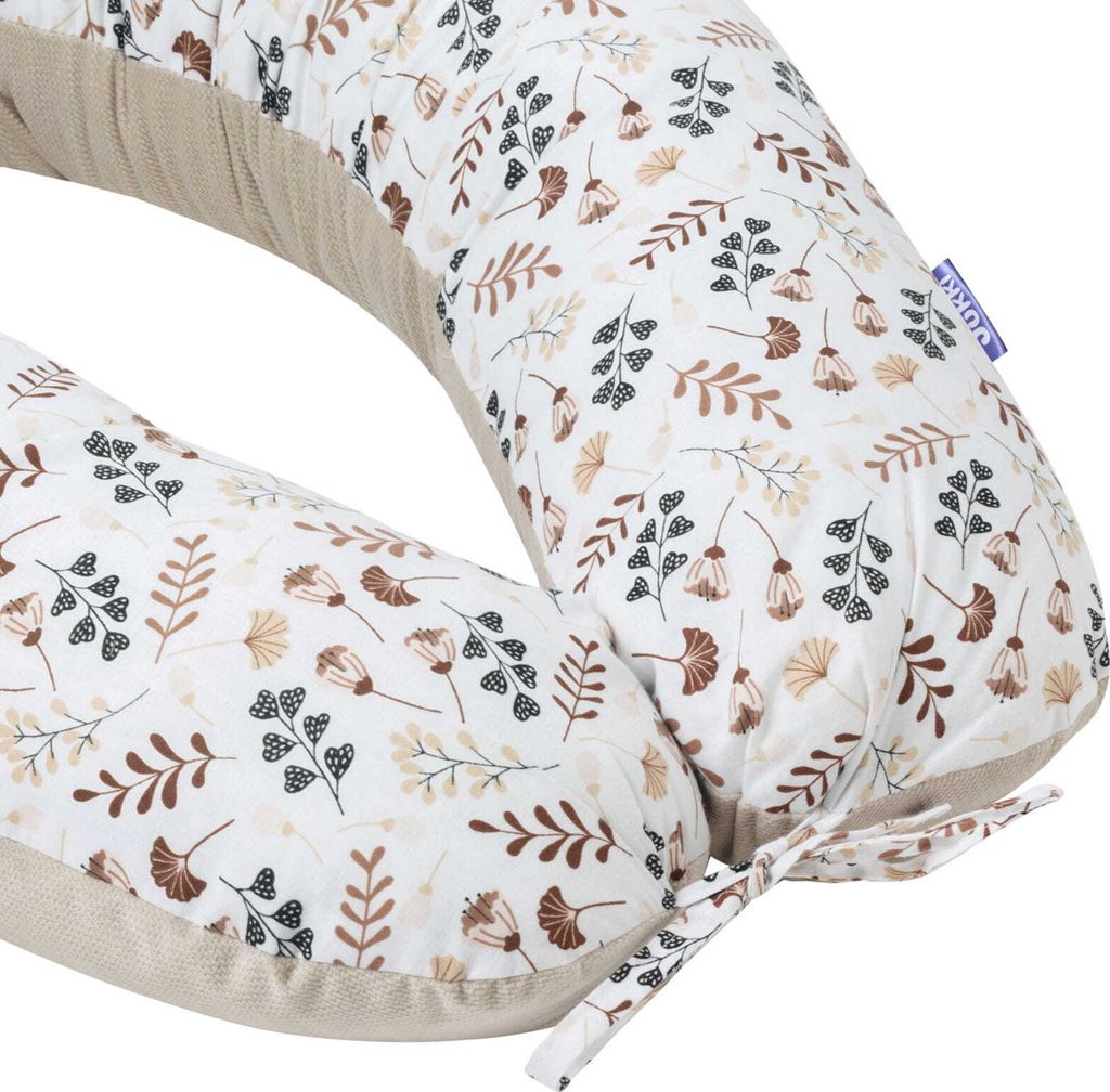 Schwangerschaftskissen [Boho Garden und Beige Samt] Produktbild 2