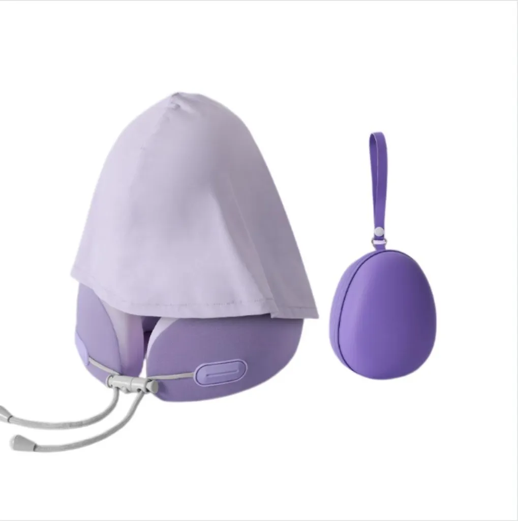 Cuscino da Viaggio Ergonomico INF Viola | Memory Foam Luxury Travel