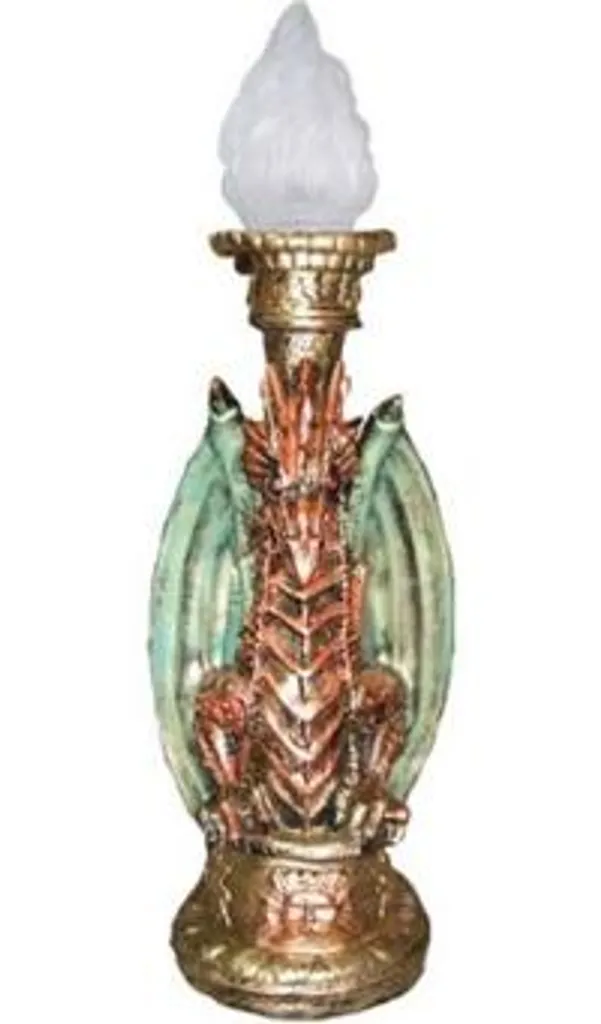 Sculpture Dragon Lumineux 60 cm - Grande Décoration Statuette N16