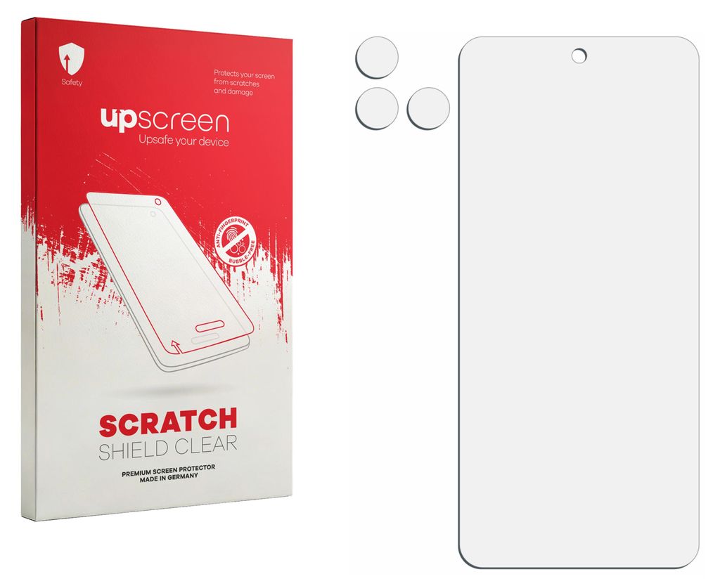 upscreen Schutzfolie für Motorola Moto G37 Power (Display+Kamera) Displayschutz Displayschutzfolie Folie Klar Transparent