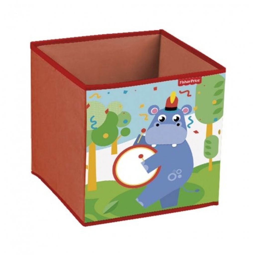 aufbewahrungsbox Hippo 31 x 31 x 31 x 31 x 31 cm rot