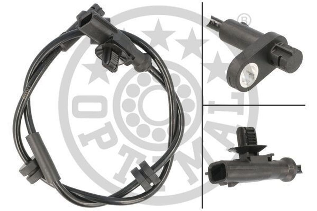 OPTIMAL ABS Sensor Raddrehzahl Hinten für FORD Fiesta Mk6 Schrägheck (JA8, JR8) 06-S832