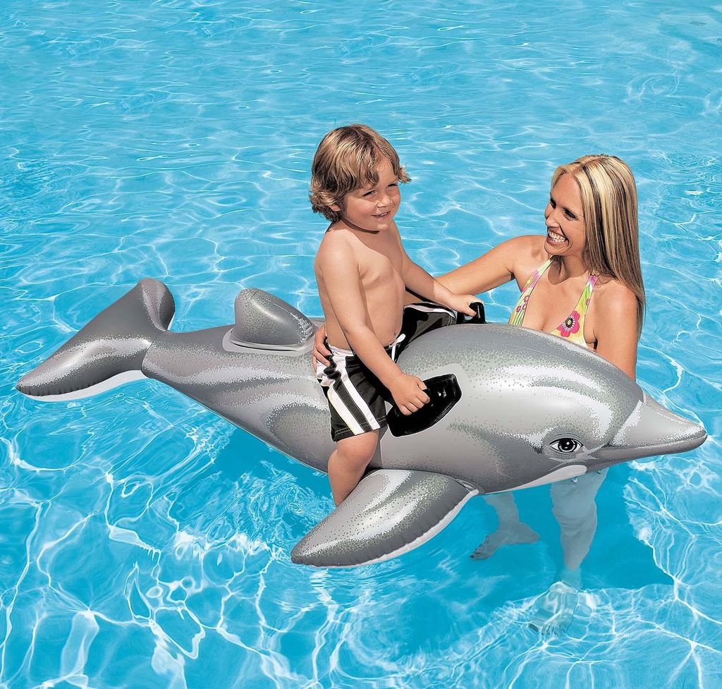 Jouet gonflable Dauphin 175 x 66 cm INTEX 58535 Image du produit 