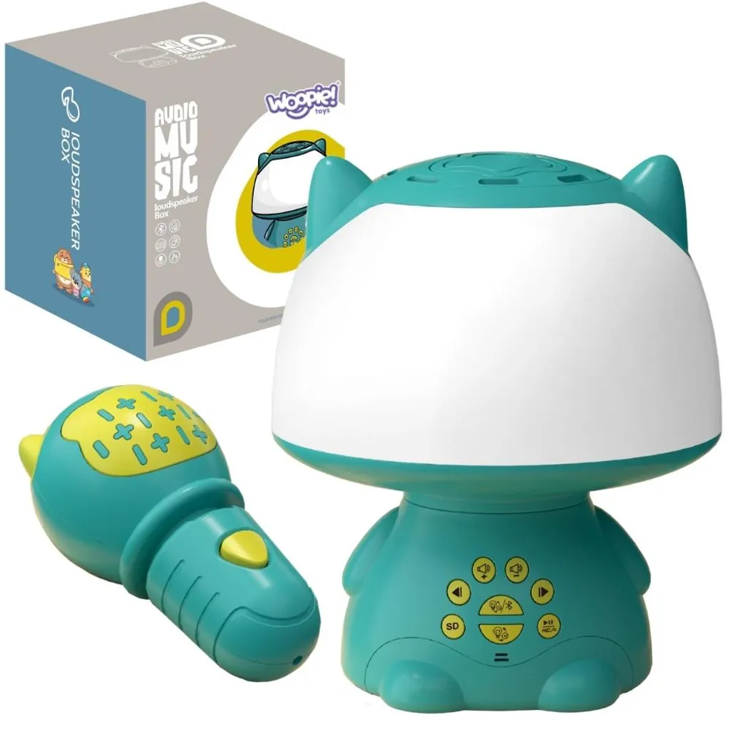 Enceinte Bluetooth Lumineuse Woopie avec Effets de Voix et Mode RGB