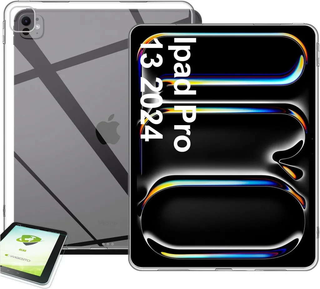 Custodia iPad Pro 13 2024 + Vetro H9: Protezione Completa per M4