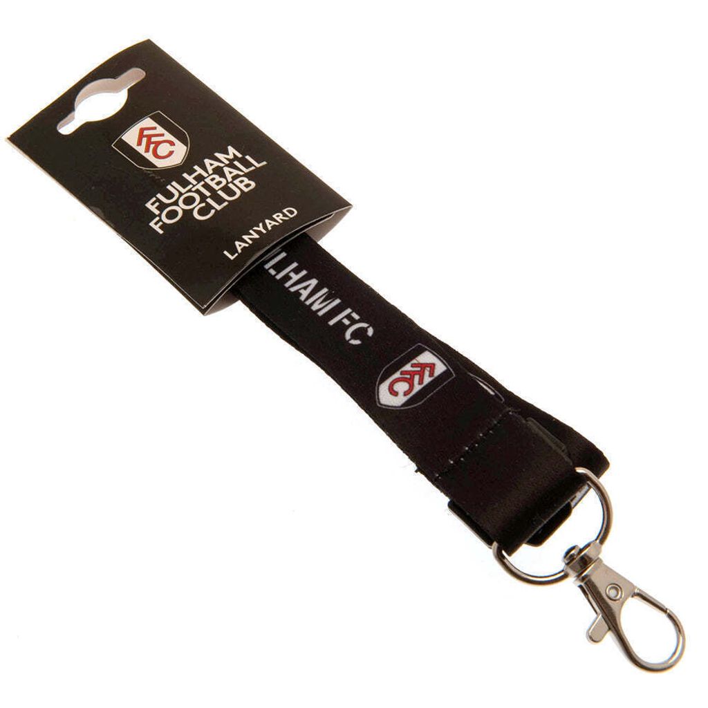 Fulham FC - Šnúrka BS2757 (jedna veľkosť) (čierna/biela) Obrázok produktu 2