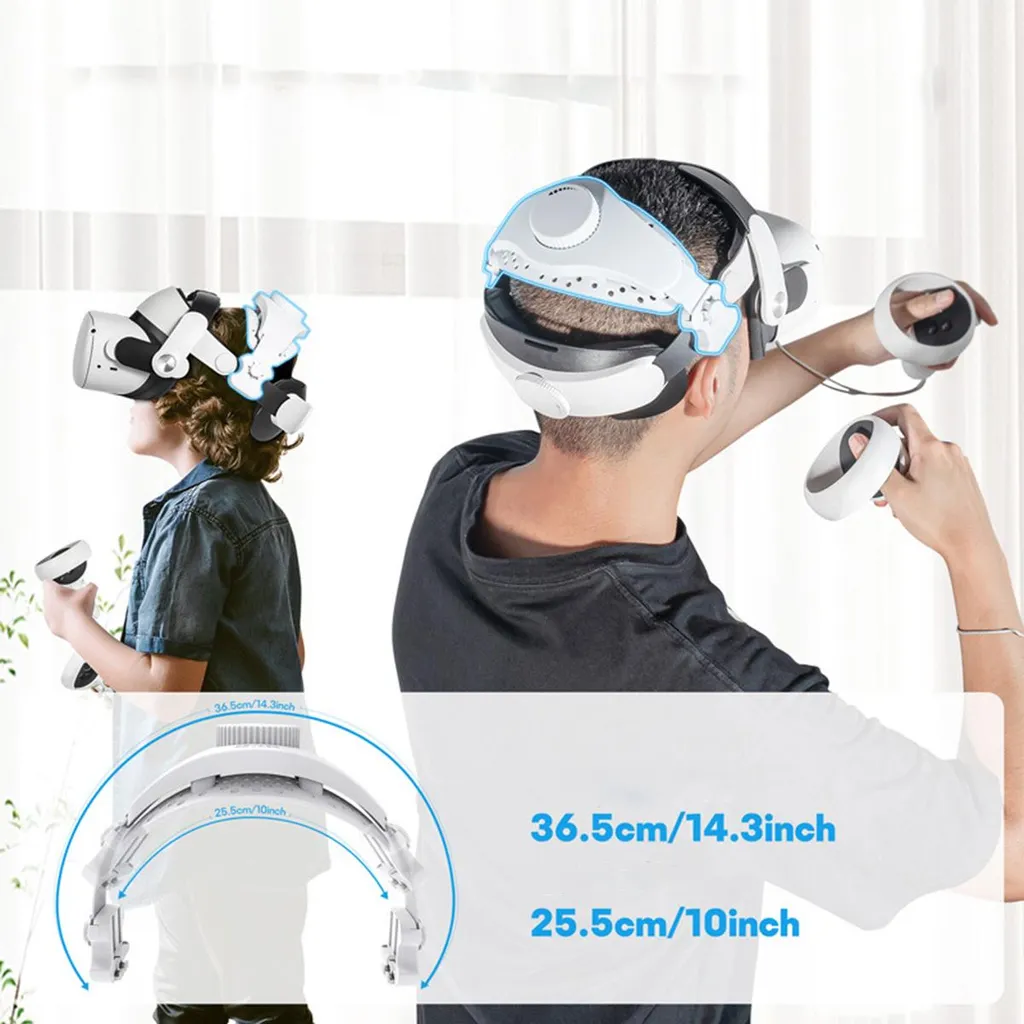 Sangle VR réglable blanche DEVASO pour de longues sessions de jeu - 7