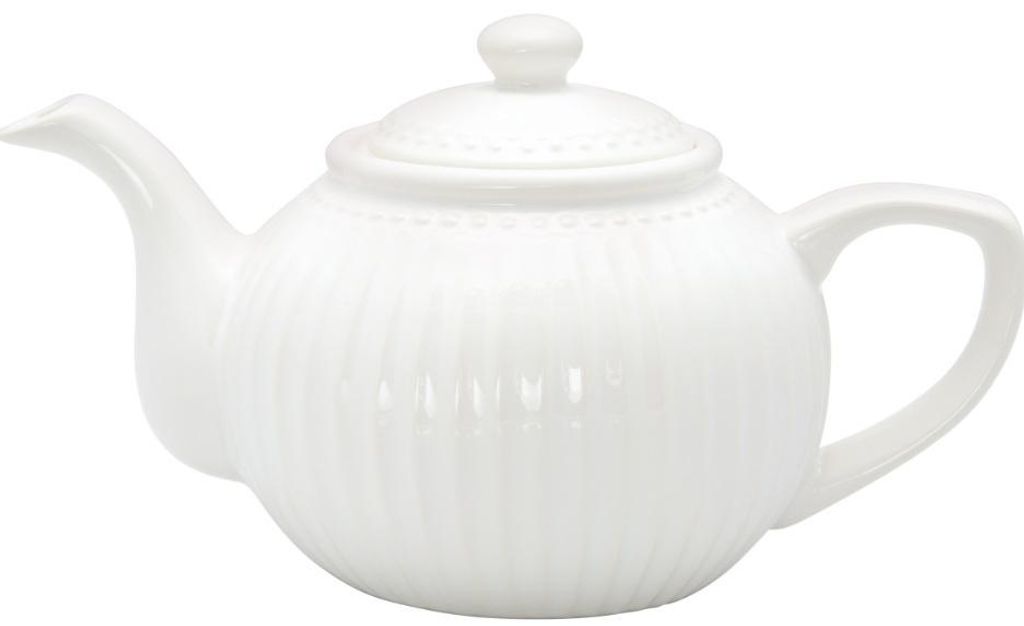 Greengate XL Teiera ALICE Bianca 1,5 litri Stoviglie Immagine del prodotto 