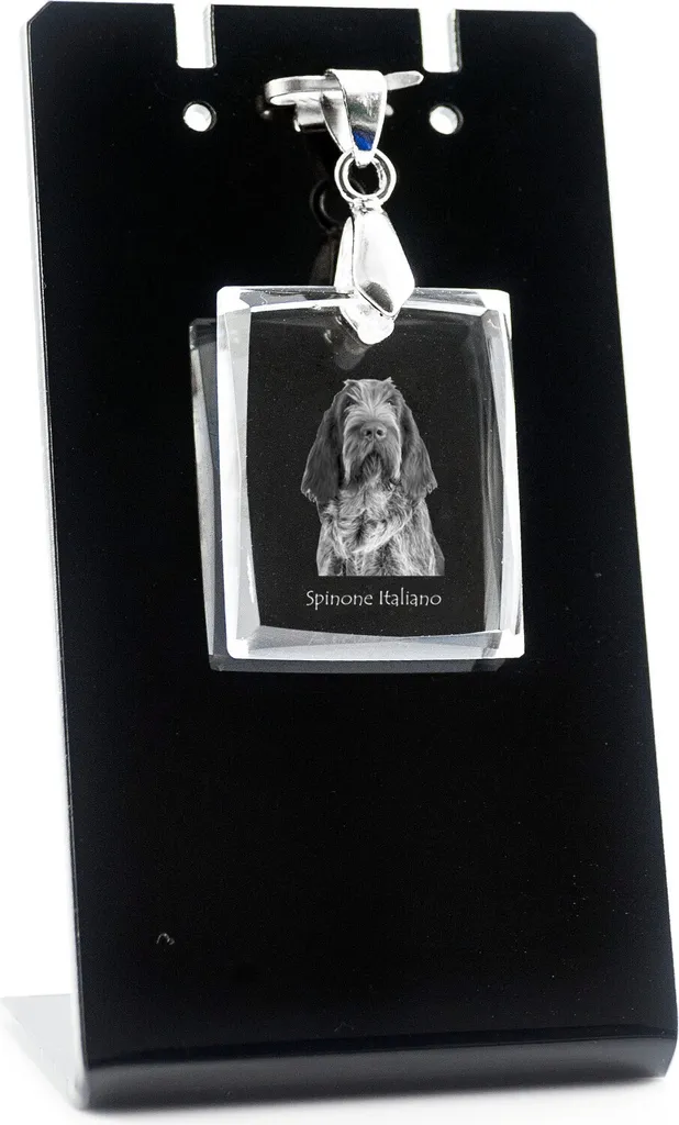 Gioiello d'Autore Spinone Italiano | Ciondolo Art-Dog in Cristallo