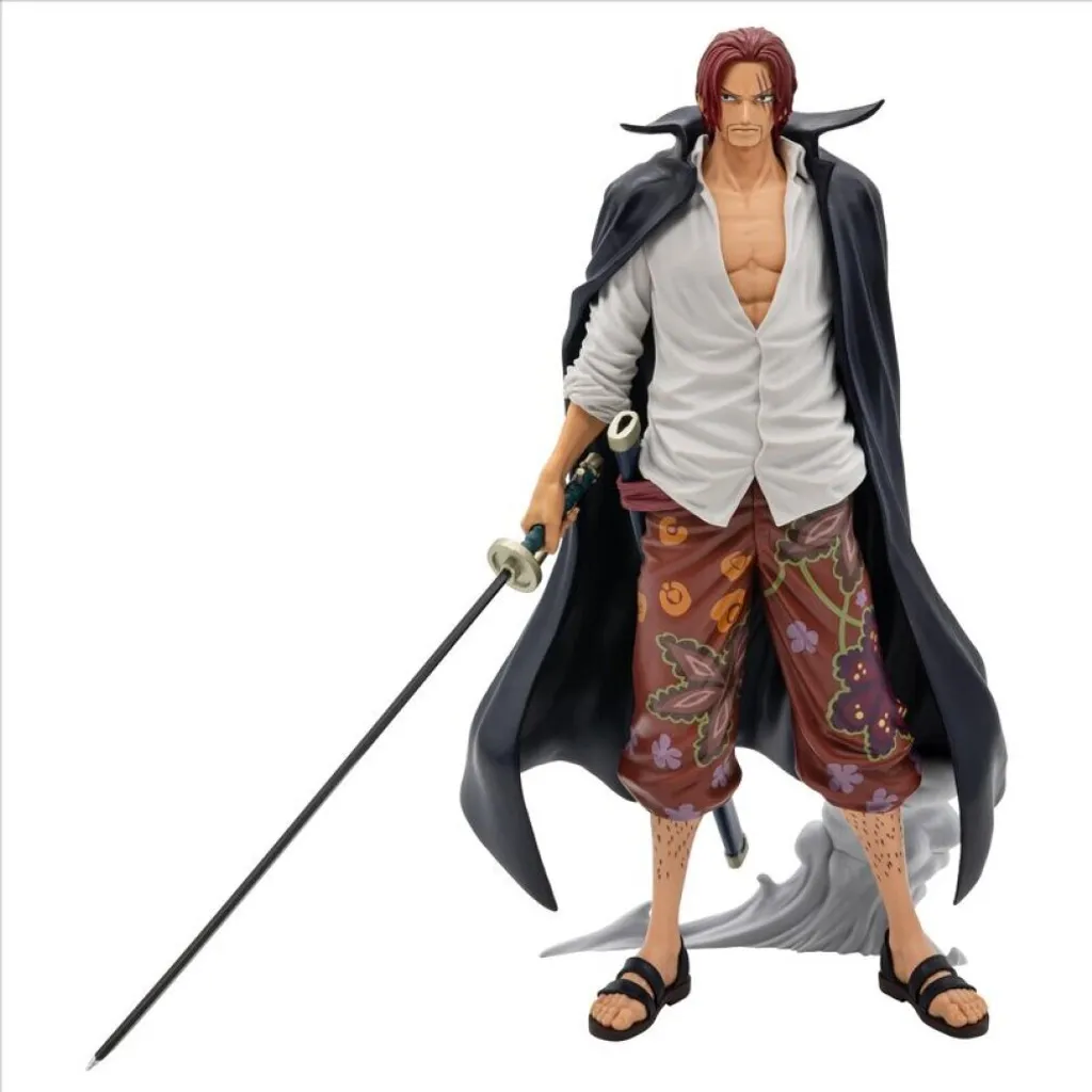 Grande Statuette Shanks One Piece de 30 cm Objet de Décoration Manga