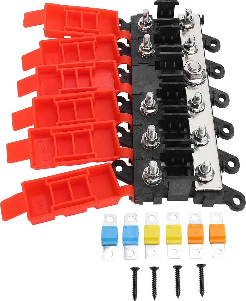 Offerta Set 5 Portafusibili a Vite 30-100A - Alta Qualità per Auto - 3