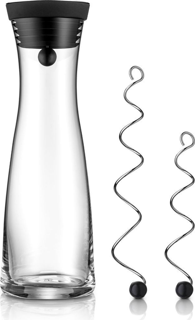 WMF 3201000582, Karaffe, 1 l, Edelstahl, Transparent, Glas, Edelstahl, Box, 1 Stück(e)