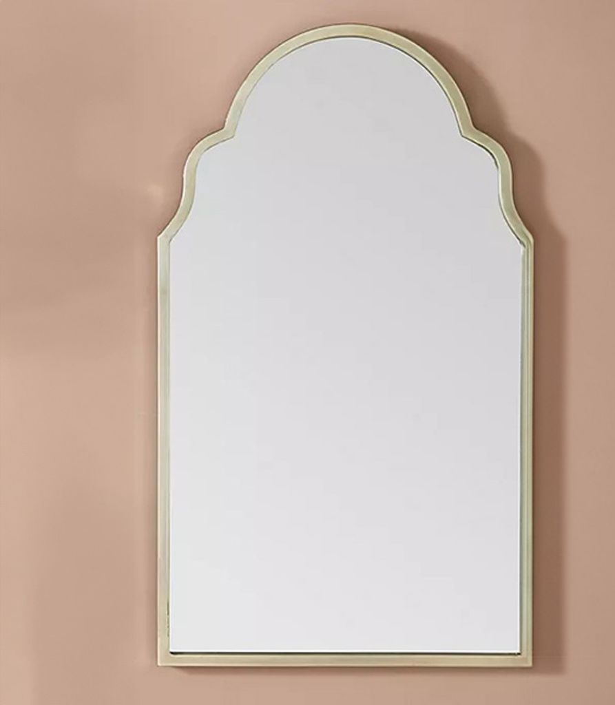 Milton & Oldbrook Wandspiegel 60 x 100 cm Dolna Silber