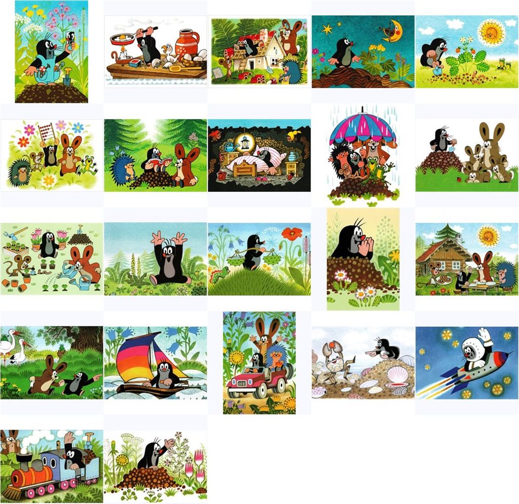 Postkarten-Komplett-Set "Der kleine Maulwurf" Produktbild 