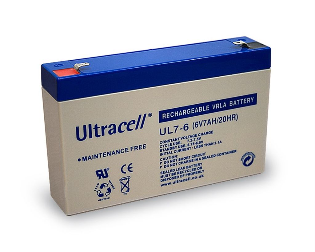 Ultracell UL7-6 6V 7Ah MB Kinderauto Benz ML