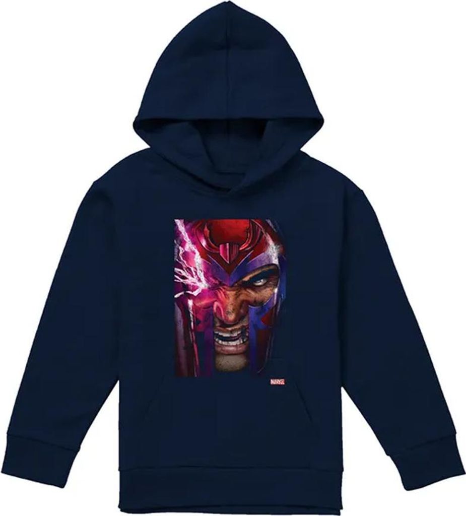 X-Men - Kapuzenpullover für Kinder, Zum Überziehen TV22521 (128) (Marine)