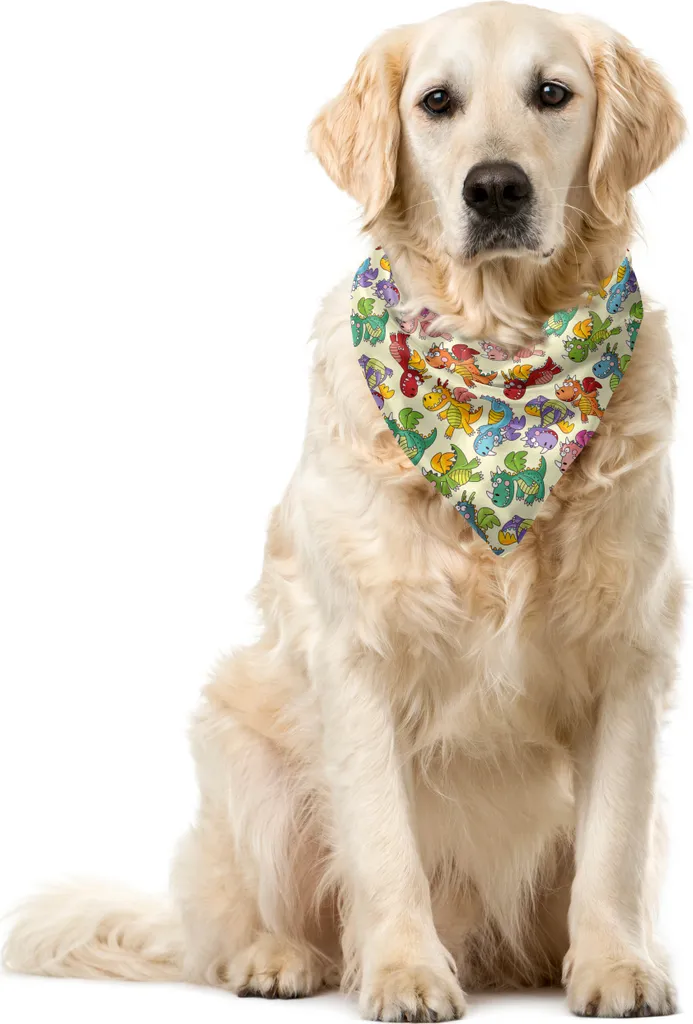 Bandana Animali ABAKUHAUS Drago 40x40 cm | Tessuto Tecnico Lavabile