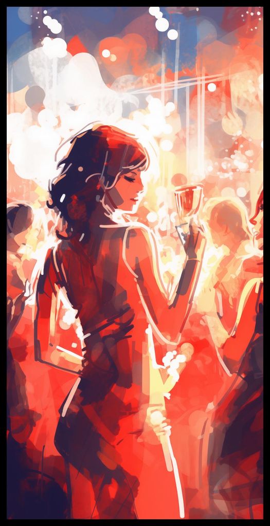 Plakat 50x100cm Abendliche Ausfahrt