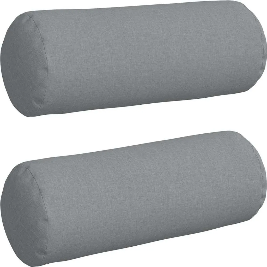 Coussin d'assise ergonomique gris lot de 2 tissu pour dos et nuque