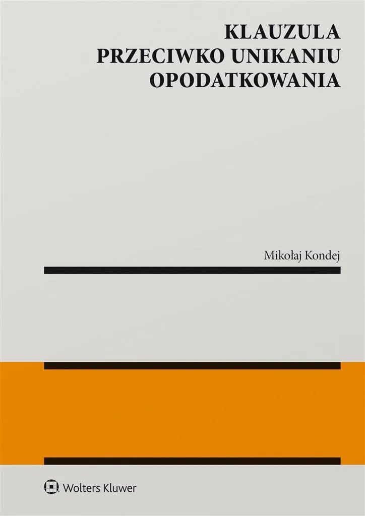 Livre Klauzula przeciwko unikaniu opodatkowania pour Experts Fiscaux 2024
