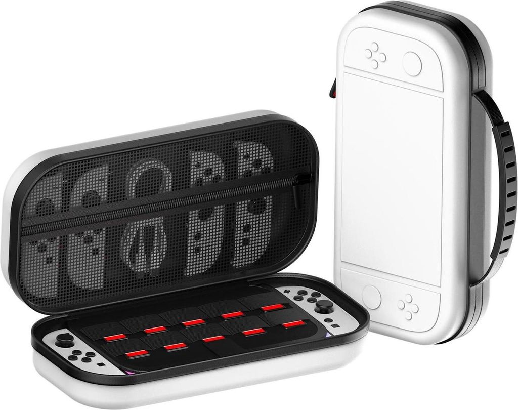 Für Nintendo Switch 2 Konsole Aufbewahrungstasche Transport Handtasche Weiß